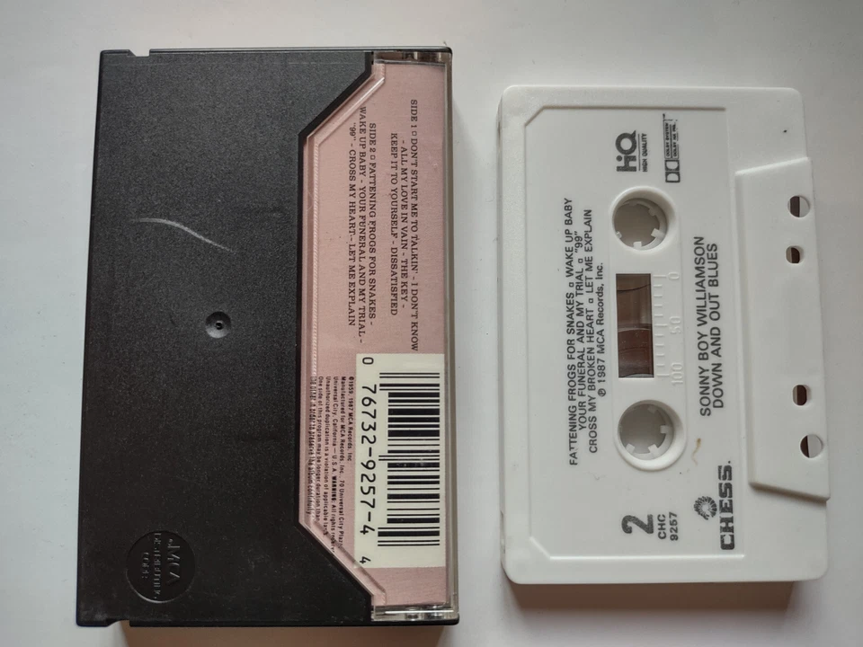 Sonny Boy Williamson - Down And Out Blues Cassette (1987, MCA) CHC-9257 EX - Image 2 of 2