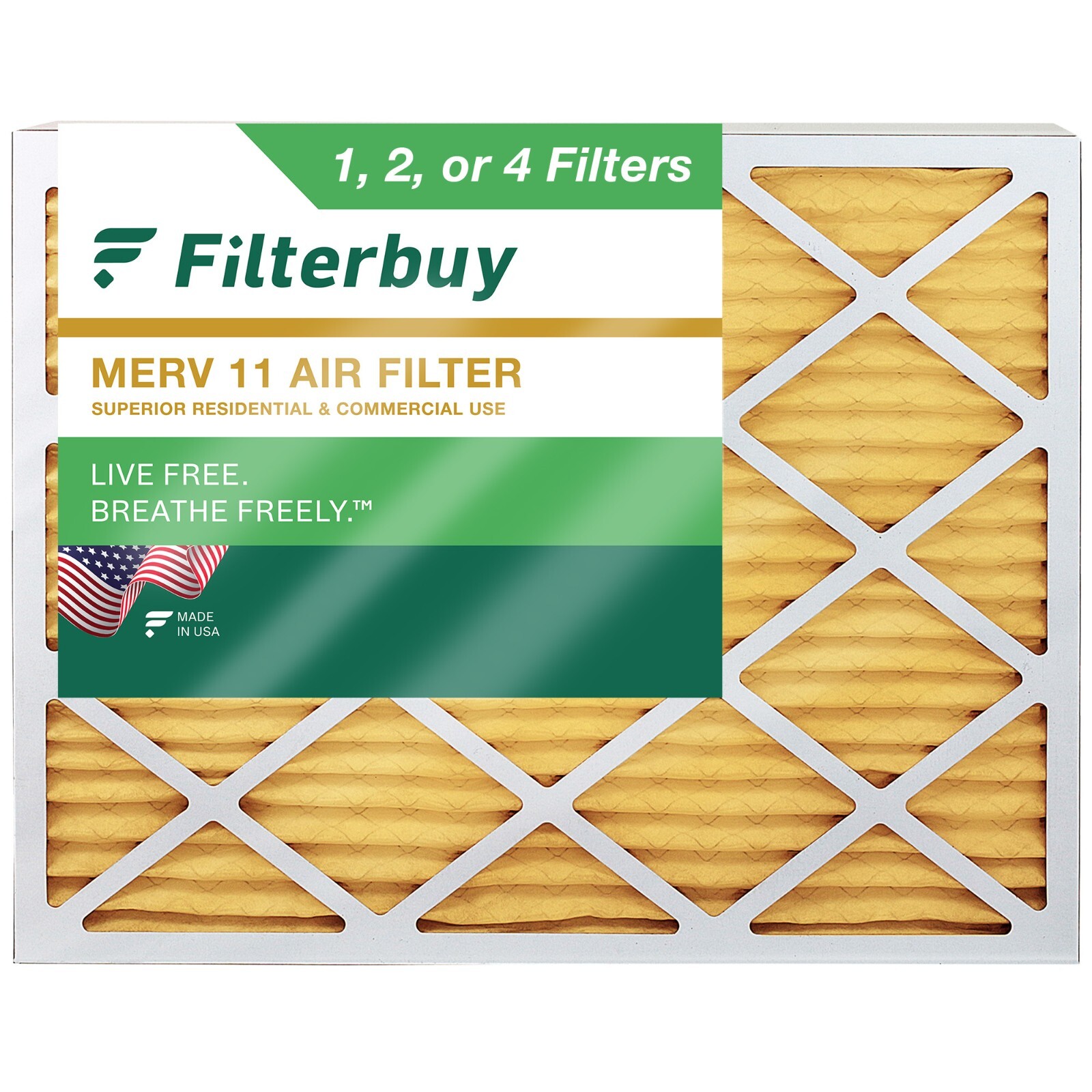 Filterbuy 16x20x5 Air Filters, AC Furnace Replacement for Honeywell