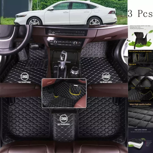 Car Floor Mats For BMW E46 E36 E60 X5 E70 E30 F10 G30 E30 E34 E39 E90 Custom - Imagen 2 de 45