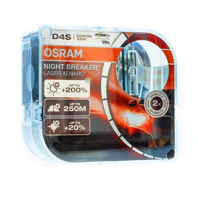 2x OSRAM D4S NIGHT BREAKER LASER HID XENON bis zu 200% mehr Licht 12V 35W