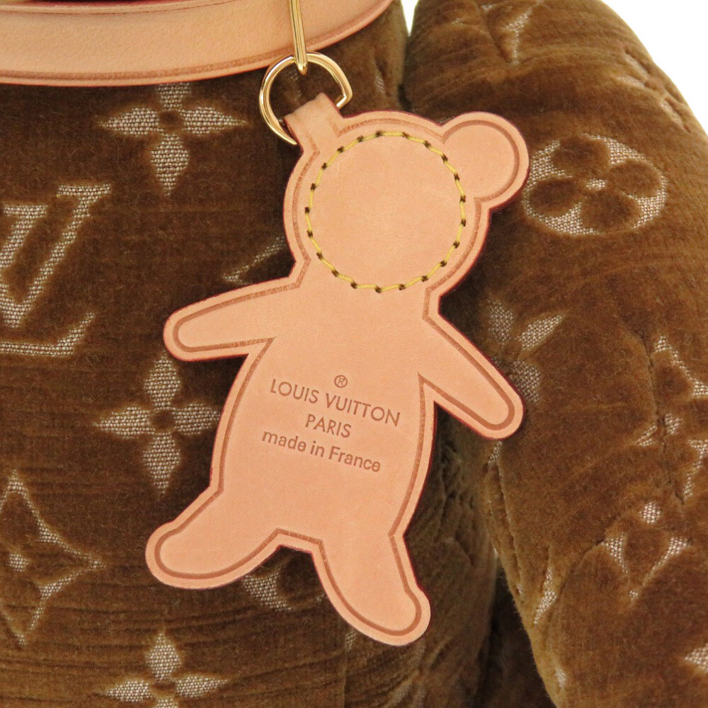 AUTHENTIC LOUIS VUITTON GI0616 Monogram Doudou Teddy Bear