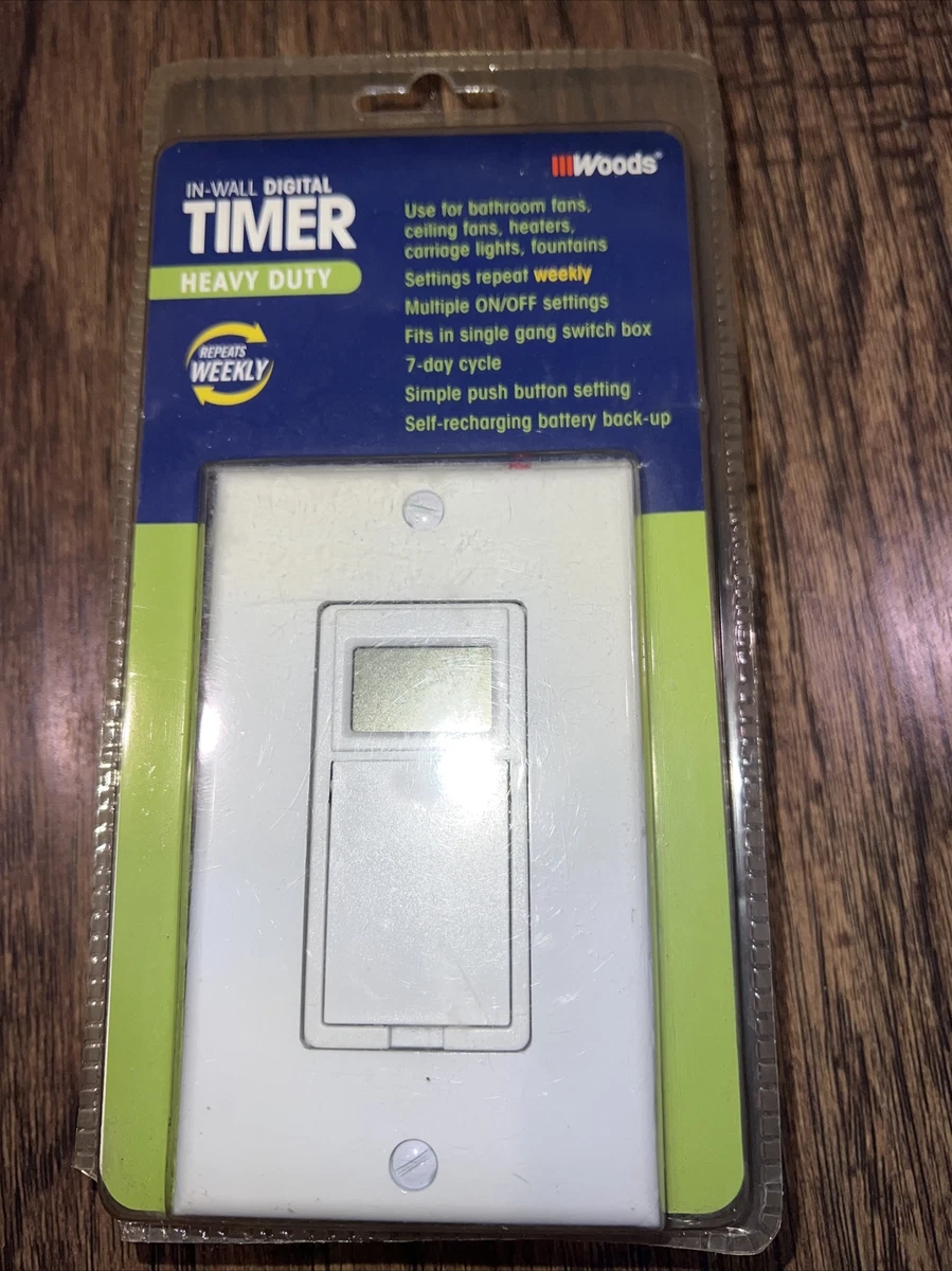 Defiant 15 Amp InWall 3Way Daylight Adjusting Digital, 40 OFF
