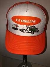 Petrolane Trucking Foam Mesh Snapback Men's Orange Trucker Hat One Size Fits All