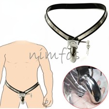 Male Chastity Belt Cage Pants Stainless Steel Chastity Device Lockable