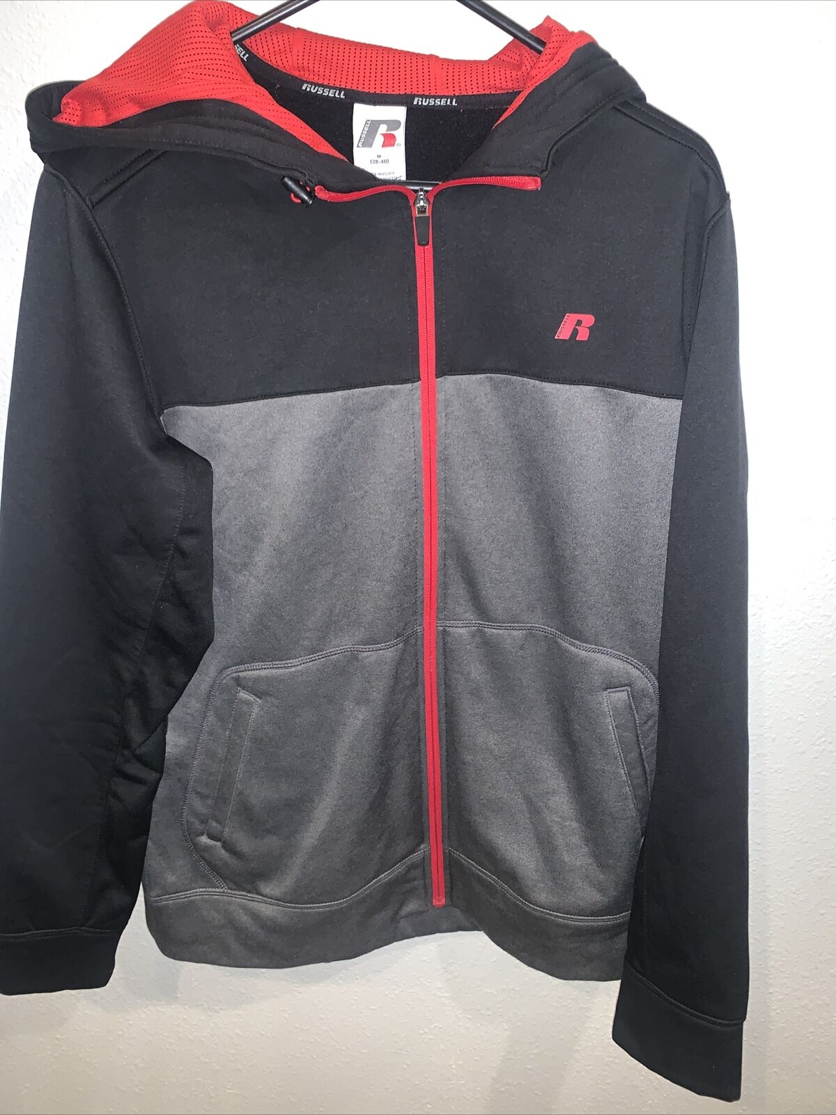 Russell 100% Polyester Hoodie Size 38-40 M  Hoodi… - image 1