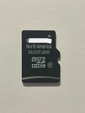 2016 Crosstrek Forester Navigation GPS Data Micro Sd Card Map Genuine 86283FJ650