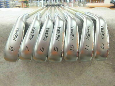 2024 Honma Beres 09 Set de fers RH 5-11, AW, SW (3 étoiles) Graph Stiff