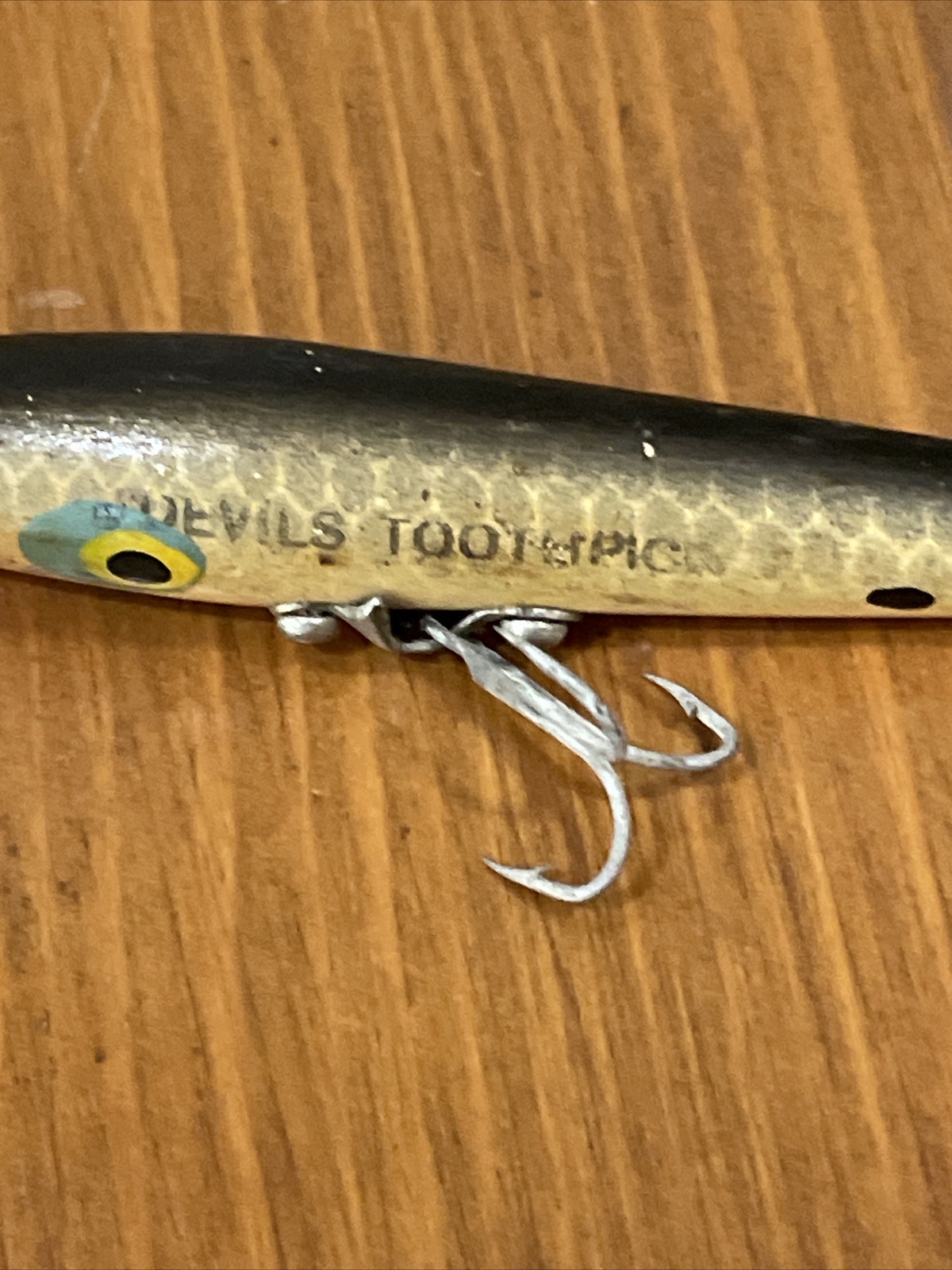 Vintage Smithwick Devils Toothpick Wooden Fishing Lure 3 1/2” eBay