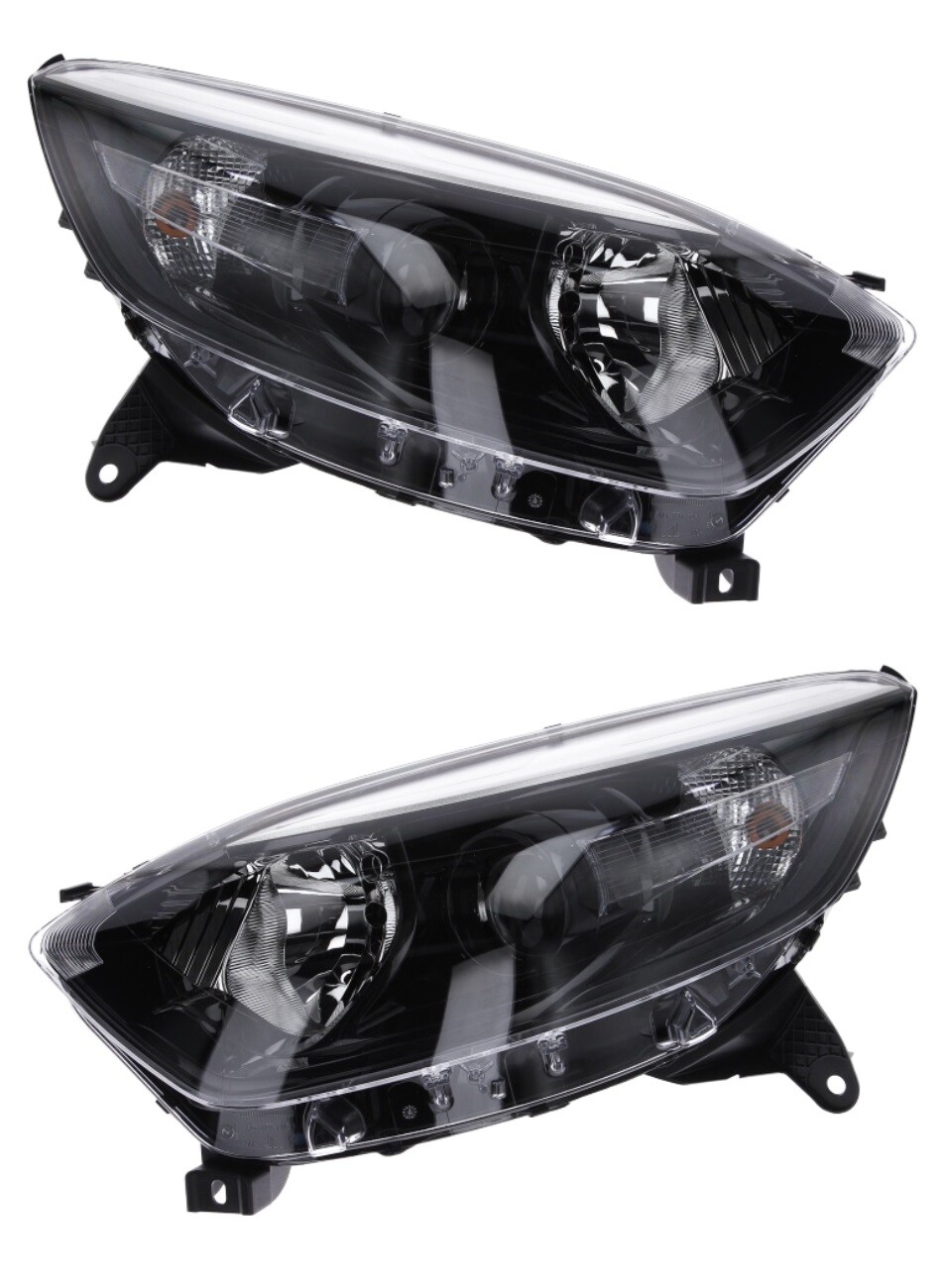 Phare avant Renault Captur I 2013-2017 jauni ou brisé optez pour l'optique noir avec moteur