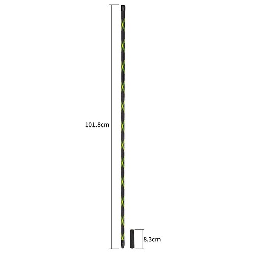 Dual Band VHF UHF 136-520MHz Foldable Camouflage CS Tactical Ham Radio Antenna - Picture 9 of 16