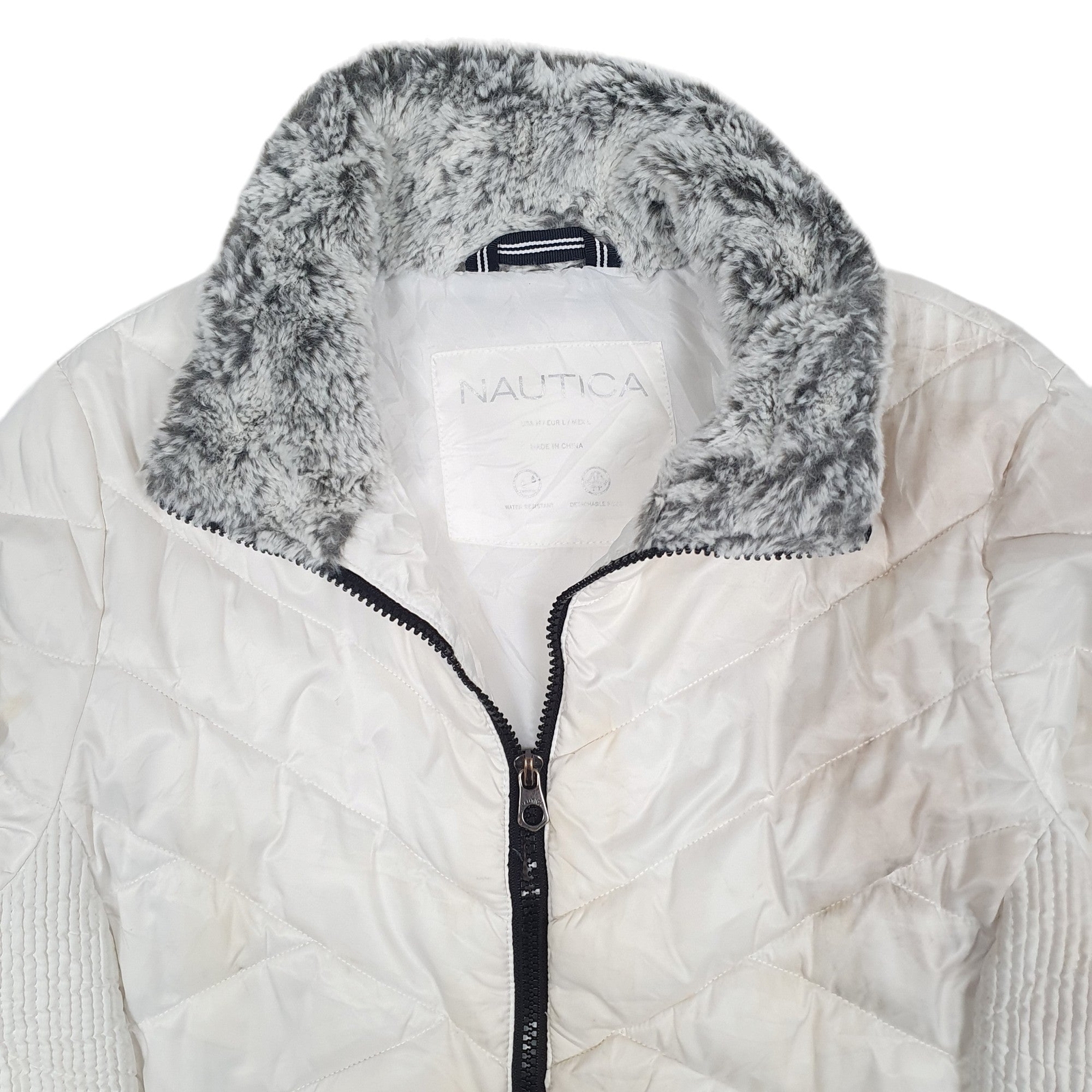 NAUTICA Quilted Jacket Coat Insulated Womens M image 2