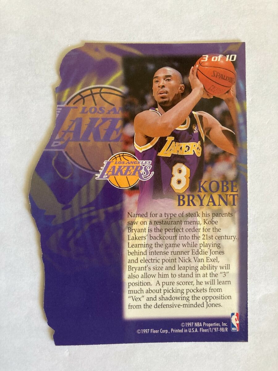 1997-98 Fleer Franchise Futures #3 Kobe Bryant | eBay 1997-98 Fleer Franchise Futures #3 Kobe Bryant | eBay