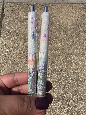 Now That’s What I Call Anxiety Ink Joy Gel Epoxy Resin Pens with Glitter  (New)