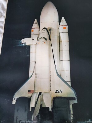 NASA 1980年 スペースシャトル ポスター LASER PHOTO ART: NASA: 1980: SPACE SHUTTLE