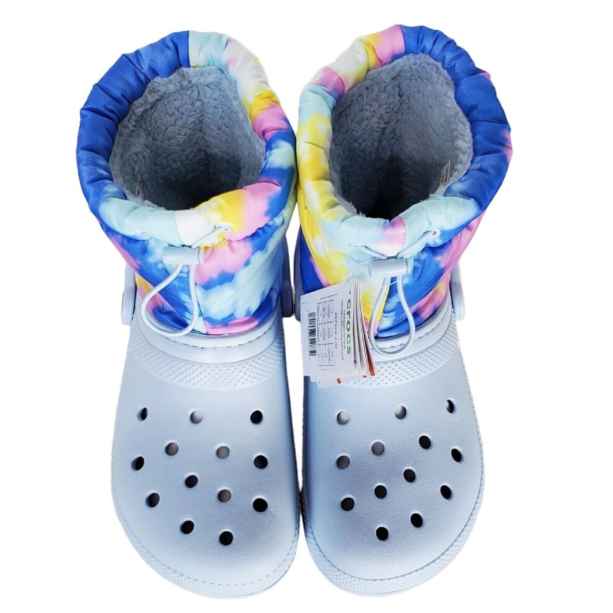 Crocs Classic Lined Neo Puff Tie Dye Boot Ankle Boots Shoes