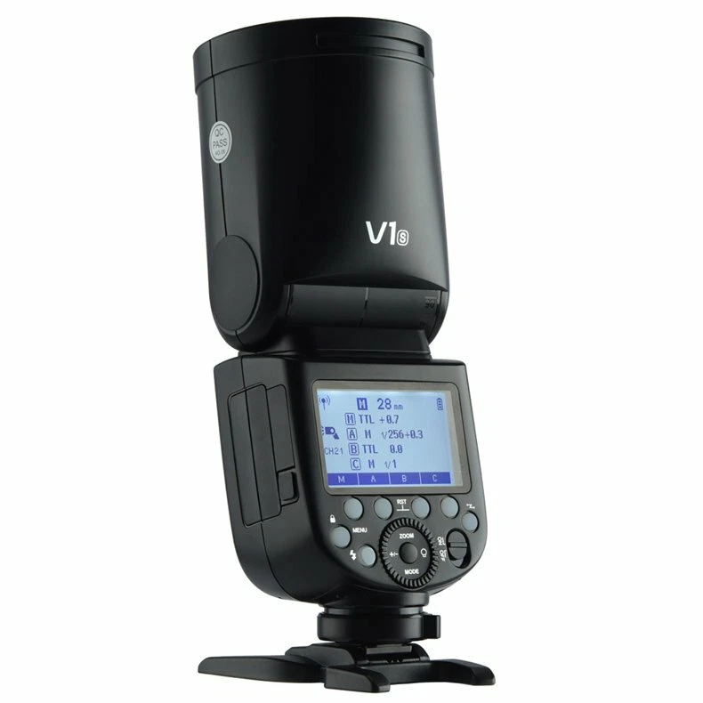 US Godox V1-S 2.4G TTL Round-Head Speedlite Pocket Flash 1/8000 HSS For Sony NEW - Image 3 of 4