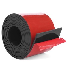 60 Inch Adhesive Solid Rubber Strip 4 Wide 1/8 Thick Neoprene Roll Insulation