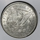 1891-CC MORGAN SILVER DOLLAR, AU DETAILS