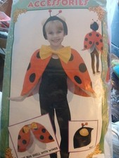 Children's  Ladybird  Bug  Insect Bookweek Storybook Fancydress Costume Cosplay