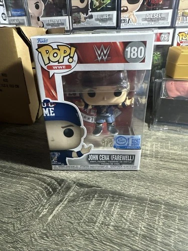 Funko Pop! WWE John Cena (Farewell) #180 Funko Exclusive w/Protector