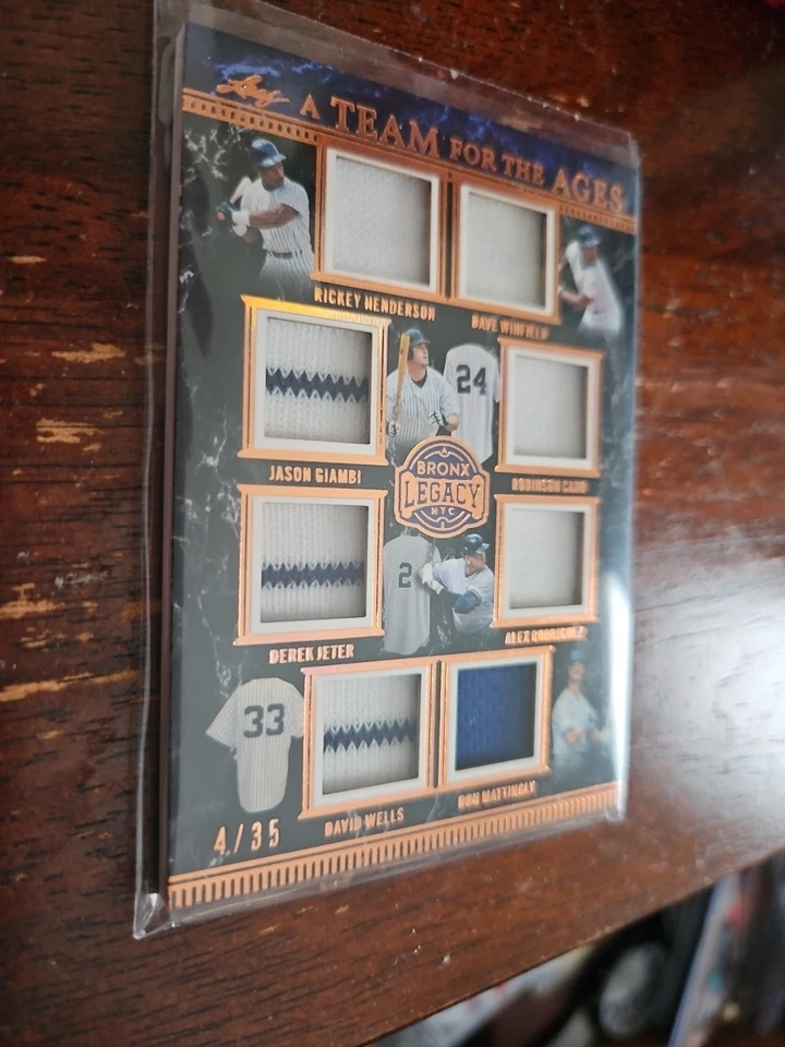 A Team For The Ages Card TA-1 Leaf Bronx Legacy NYC 4/35 - Image 3 of 3