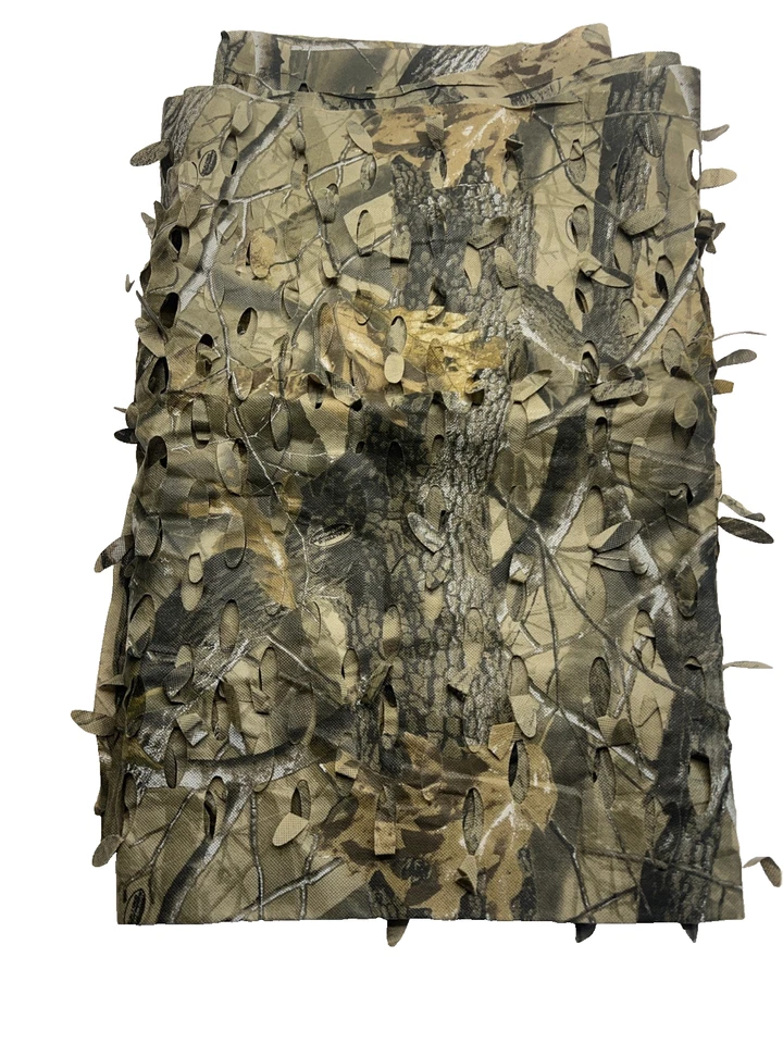 Camo Fabric Lot 3 Pieces: 1 Realtree Mesh  & 2 3-D Fabrics, 56"x72" Each NEW - Image 3 of 4