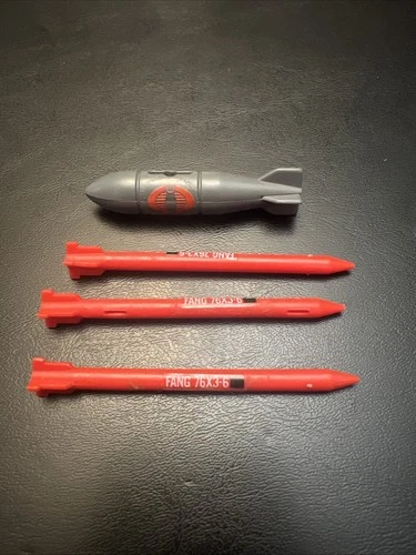 Gi Joe 3.75 Cobra Fang Vehicle 1983 Missiles Accessories Parts