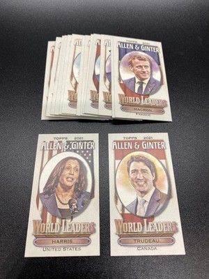 2021 Topps Allen & Ginter WORLD LEADERS MINI YOU PICK COMPLETE