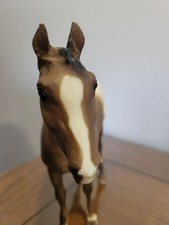 Vtg Breyer Horse Quarter Horse Yearling Appaloosa with Saddle Made in USA