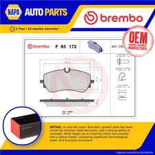 Brake Pads Set fits VW CRAFTER SY, SZ 2.0D Rear 2016 on Brembo 2H6698451 Quality