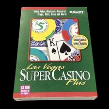 Cosmi Las Vegas Super Casino Plus CD Windows 95 Rom Swift Software New Open Box