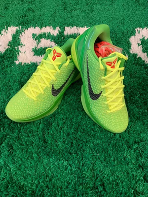 Size 11 - Nike Zoom Kobe 6 Protro Low Grinch for sale online | eBay