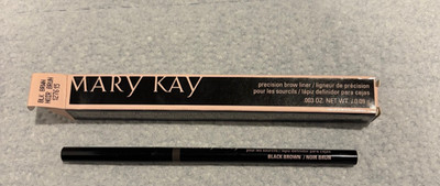 Mary Kay Precision Brow Liner Blk Brown #127615 Full Size .003 oz NIB OS