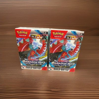 x2 Pokemon TCG Scarlet and Violet Paradox Rift Build & Battle Box Sealed NIB
