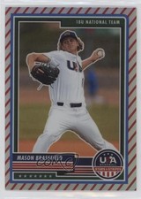 2023 Panini USA Baseball Stars & Stripes Stripes Prizm Mason Brassfield #4 7ba