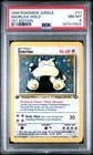 1999 POKEMON JUNGLE 1ST EDITION #11 SNORLAX-HOLO PSA 8