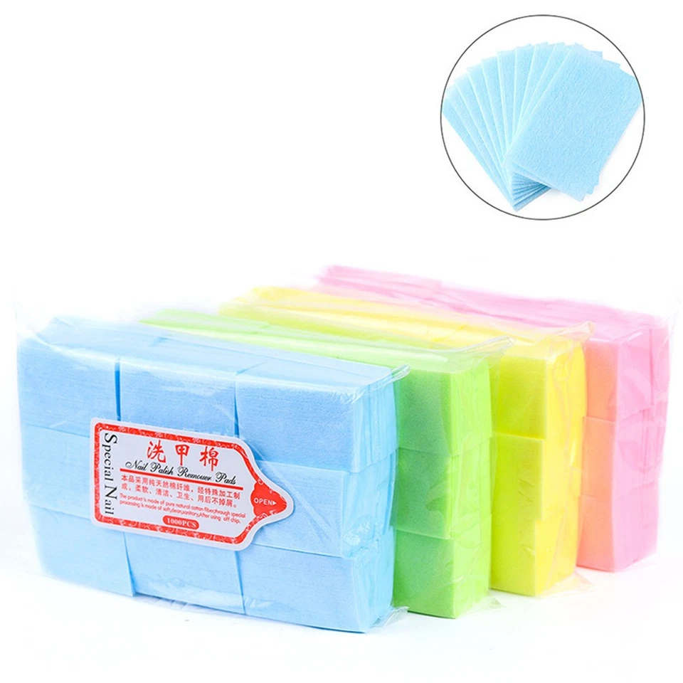 600 Pcs Cleaner Ongles Lingette Tampons Dissolvants Pour Vernis À De - Photo 2/4