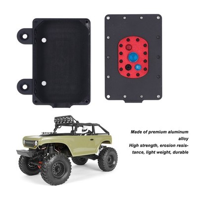 (Black) RC Box Aluminiumlegierung RC Car Model Versiegelter Metallbox