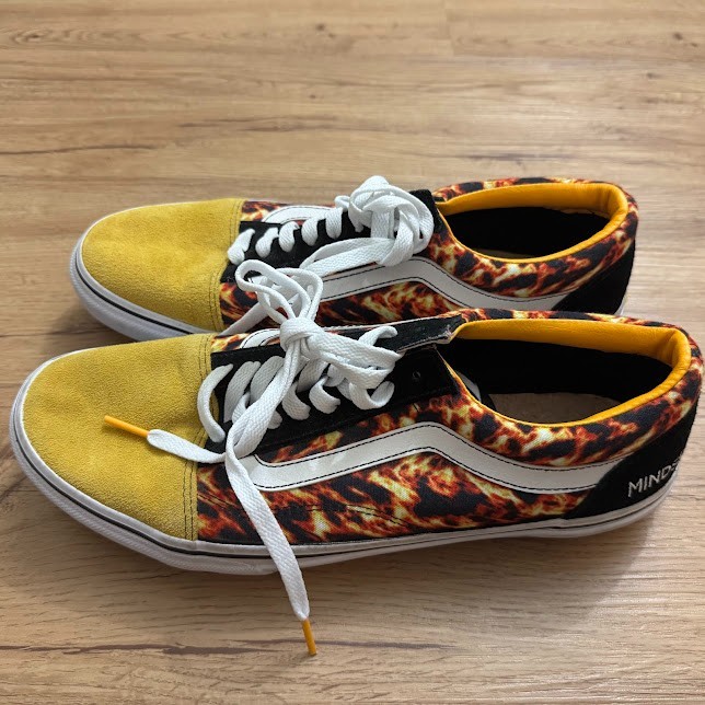Vans Mindseeker Protect Your Brain Flames Old Skool V36 US 10