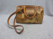 ALVIERO MARTINI CLASSE Geo Classic World Map SHOULDER BAG PURSE Slightly Used