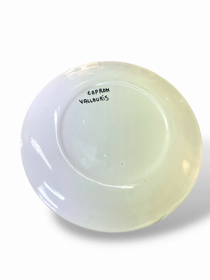 Assiette Plate céramique Roger Capron 50’s 60’s - Photo 3/4