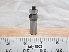 (1) NEW MLCS 25° Chamfer/Trim/Bevel Carbide Tip Router Bit Bearing 1/2" Shank n4