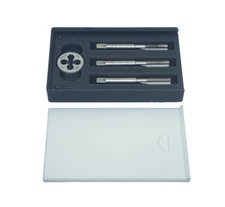 9/32-24 UN M2 HSS LH 5 Piece Tap & Die Set, Stanley Plane Restoration Tools