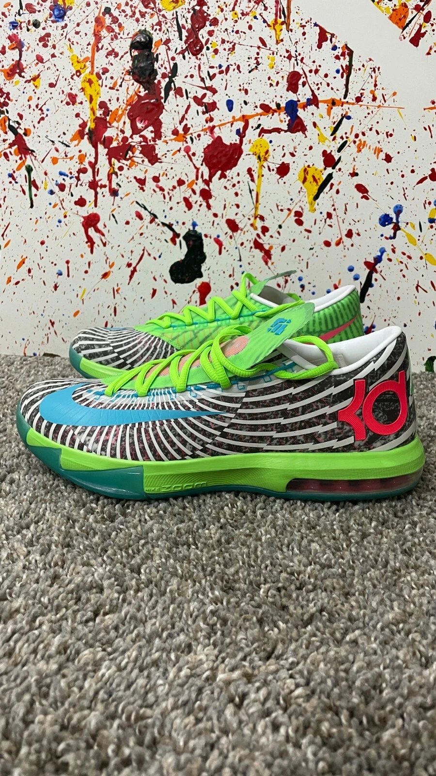 NIKE KD 6 SUPREME D.C. PREHEAT TAILLE 10,5 618216 400 QS EXT TANTE WTKD 2013