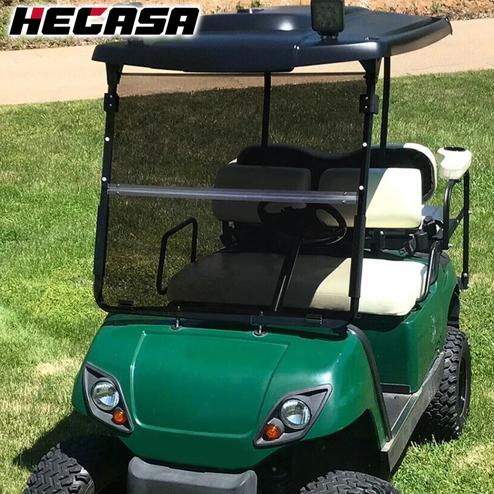 For Yamaha G22 2003-2006 Golf Cart Foldable Tinted Windshield Windscreen - Image 2 of 4