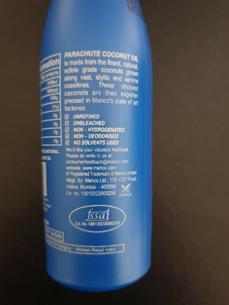Parachute coconut oil ingredients deals