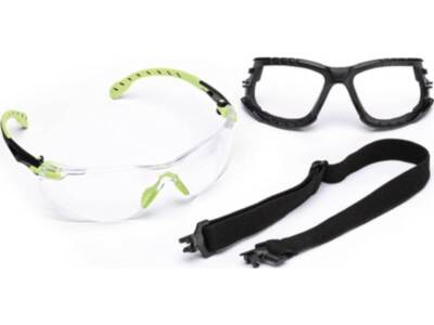 3M 7100078881 Schutzbrille Solus  1000-Set EN 166, EN 170 Bügel grün, Scheibe kl