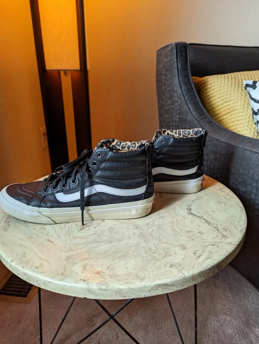 Vans sk8 best sale hi wedge black
