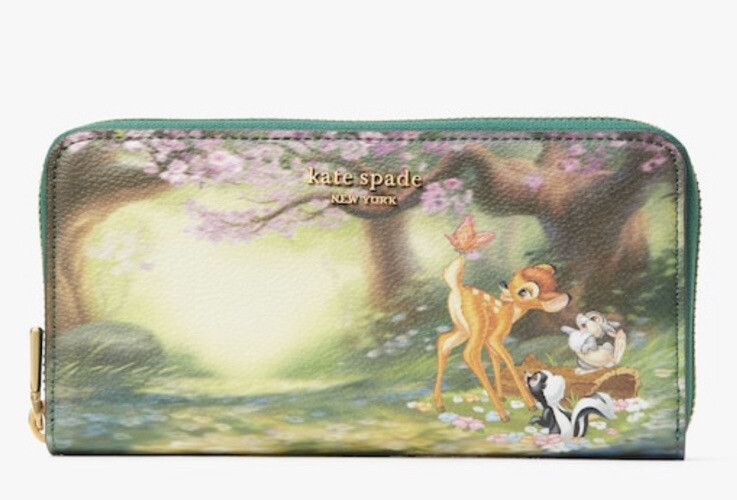 2022 Disney x Kate Spade Bambi Wallet Thumper Flower New | eBay