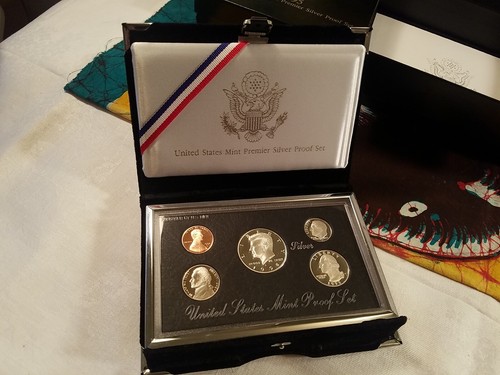 Complete 1992-1998 U.S. Mint Premier Silver Proof Sets Excellent Condition Coins - Picture 11 of 14